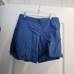 Crown & Ivy Women's Navy Shorts Size 8 Euc